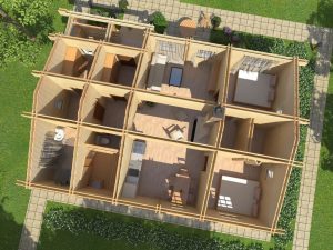 Double-Timber House “Lapland”