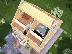Two-Storey House “Teremok” (Summer Package)