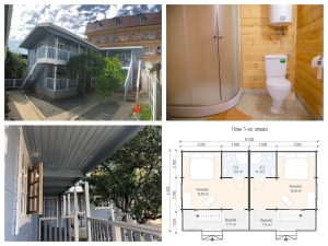 The two-storey guest house “Grant”