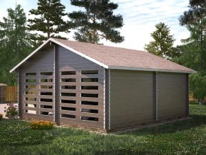 Carport for Two Cars “8 Wheels”