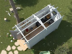 Shed “Skala” 2.0 × 4.0 m