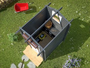 Shed “Skala” 1.7 × 2.0 m