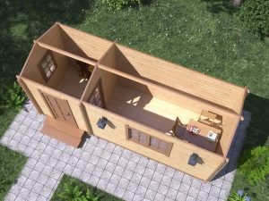Utility Cabin 6.0 × 2.3 m
