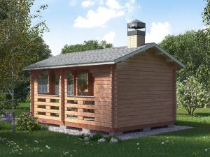 Timber Gazebo “Sergey Yesenin”