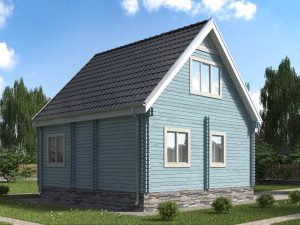 Two-Storey House “Teremok” (Winter Package)