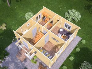 Two-Storey House “Teremok” (Summer Package)