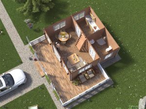 The country house “Quadro House”