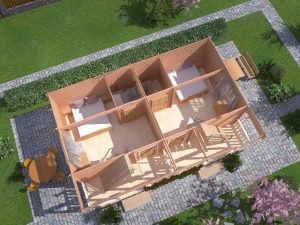 The two-storey guest house “Grant”